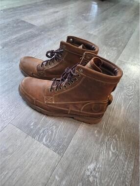 Timberland Earthkeeper 6" Boots Mens Size 9.5 Brown Leather EUC
